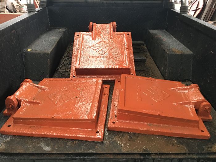 400x400mm方形鑄鐵拍門